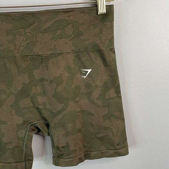 Gymshark Adapt Camo Seamless Shorts Victory Force Green Size Large - Picture 4 of 9